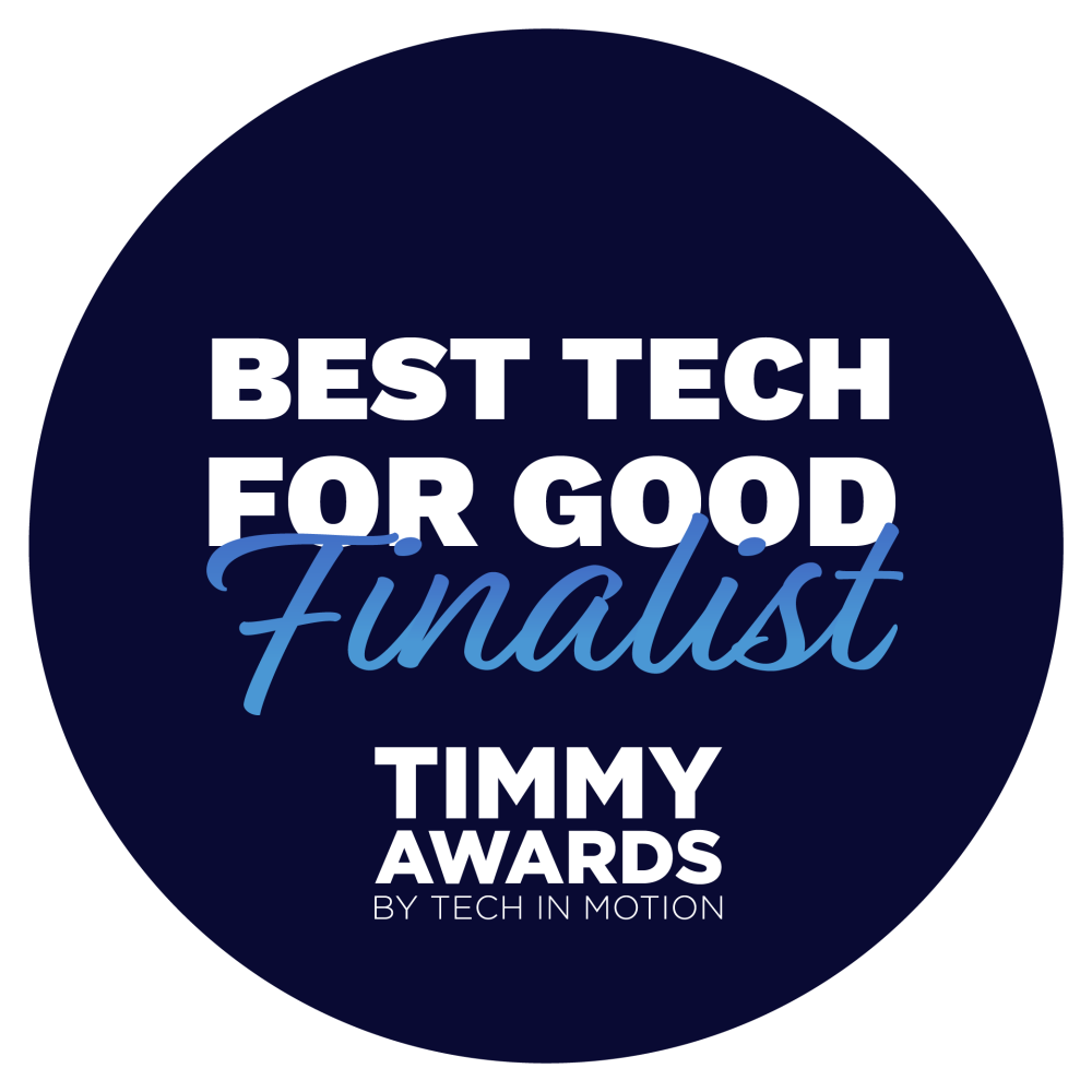 Best Tech for Good Finalist Badge